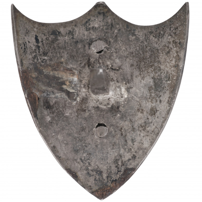 Jubilejas karoga kāta nagla "Dāvana Volmāras (Valmiera, Latvija) brīvprātīgo ugunsdzēsēju komandai no Veravas (Veru, Igaunija) brīvprātīgo ugunsdzēsēju komandas 25 gadu jubilejā"