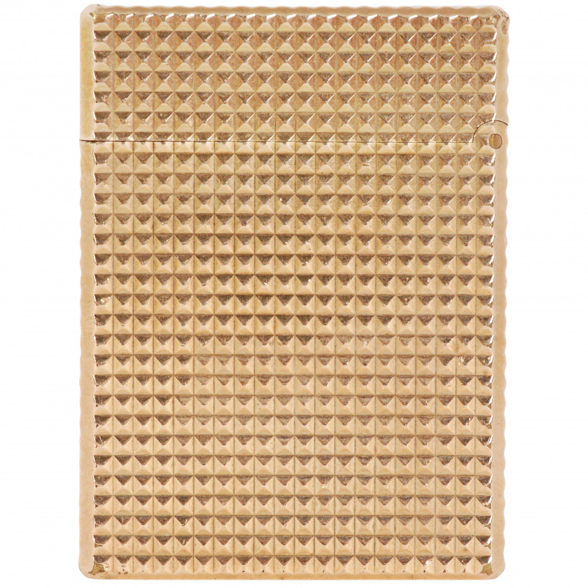 Зажигалка "S.T. DuPont Ligne 1 BR Small, Gold plated diamond heads"