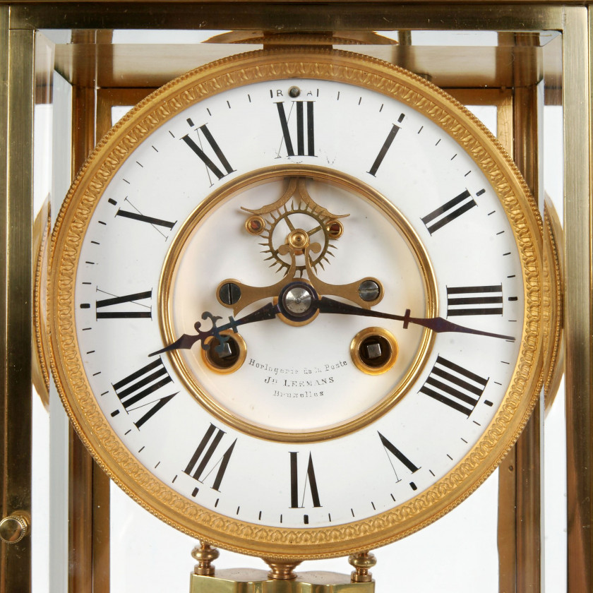 Bronze mantel clock