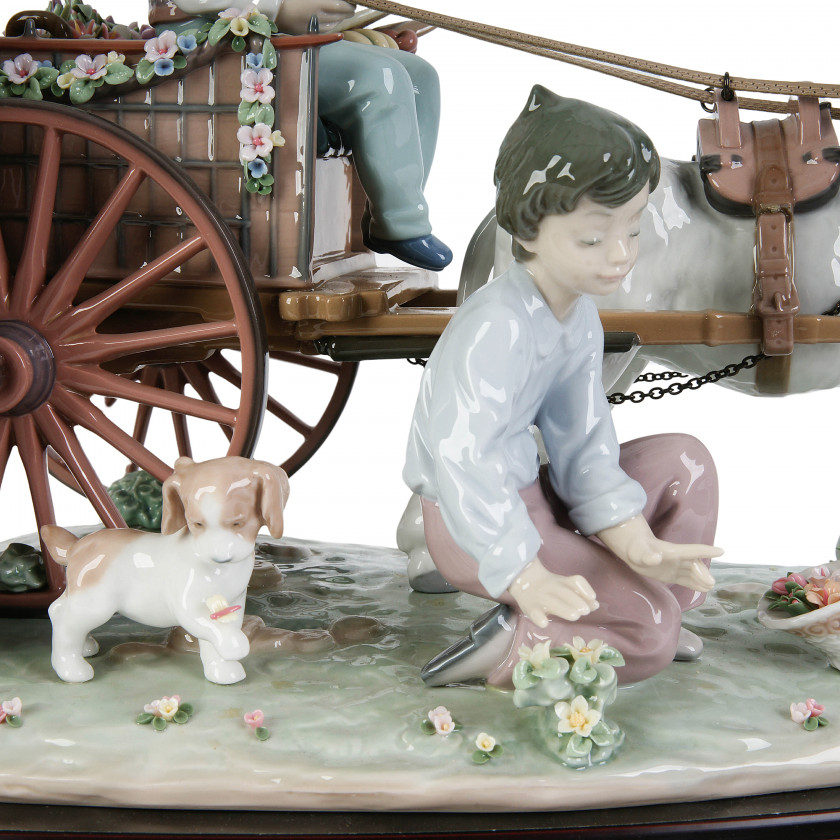 Porcelain figure "Enchanted Outing, Limited Edition"