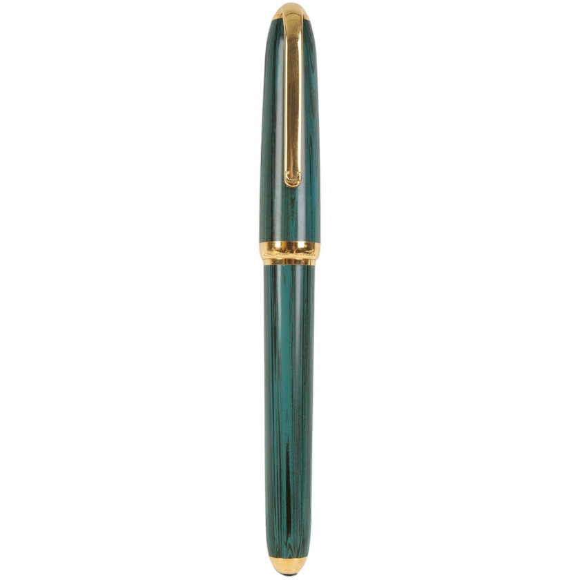 Pildspalva "Louis Cartier Dandy Green Ebonite & Gold Fountain Pen"