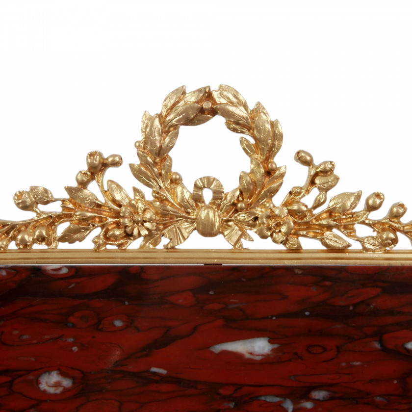 Marble and Gilt-Bronze Desk Set