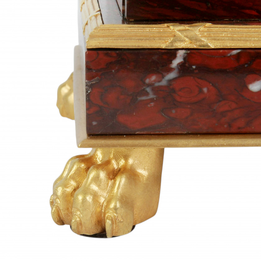 Marble and Gilt-Bronze Desk Set