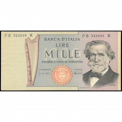 1000 Lire, Italy, 1973 (XF), Pick 101c