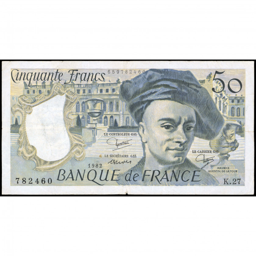 50 Franku, Francija, 1982 (F), Pick 152b