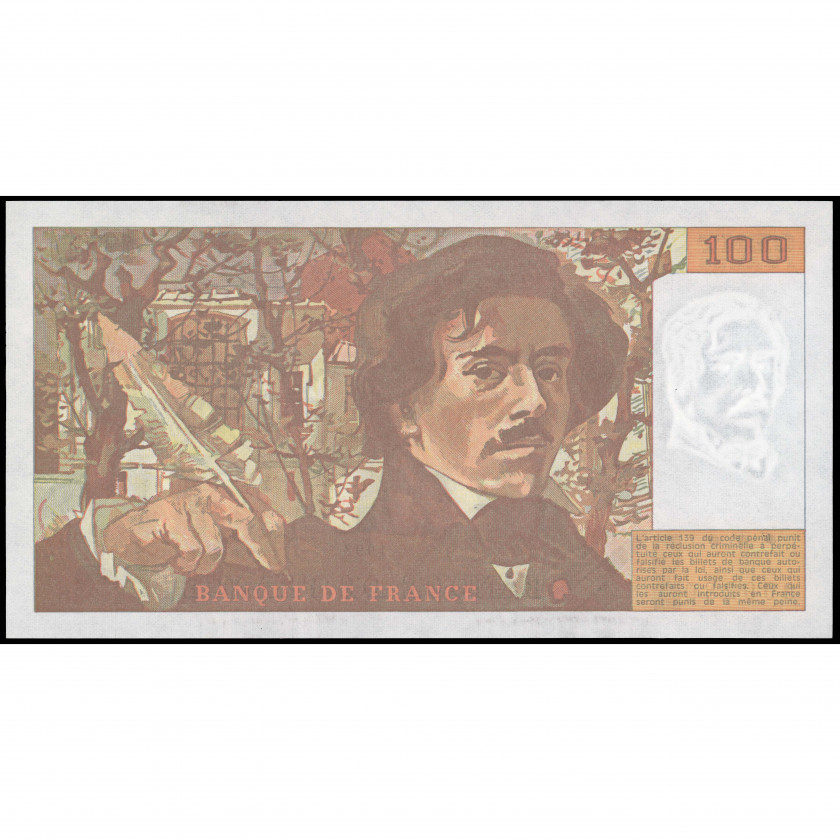 100 Franku, Francija, 1993 (UNC-), Pick 154g