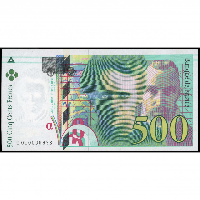 500 Франков, Франция, 1994 (AU), Pick 160a