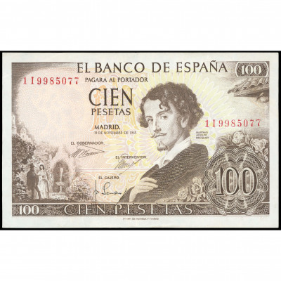 100 Pesetas, Spain, 1970 (XF), Pick 150