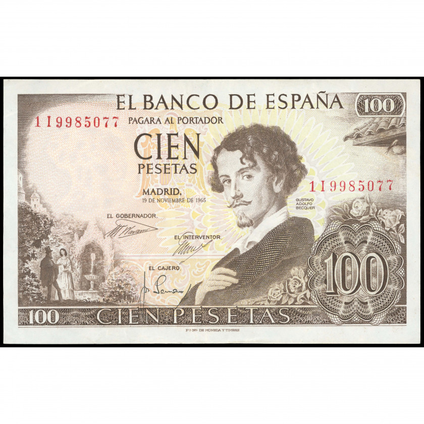 100 Pesetas, Spain, 1970 (XF), Pick 150
