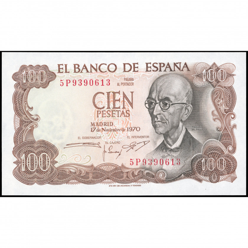 100 Pesetas, Spain, 1974 (UNC), Pick 152a