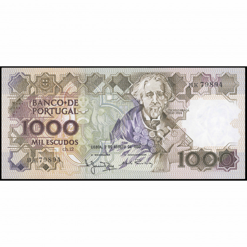 1000 Eskudo, Portugāle, 1983 (AU), Pick 181a