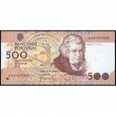 500 Escudos, Portugal, 1987 (AU), Pick 180a