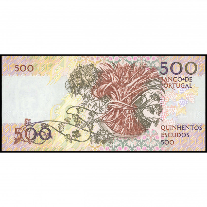 500 Escudos, Portugal, 1987 (AU), Pick 180a