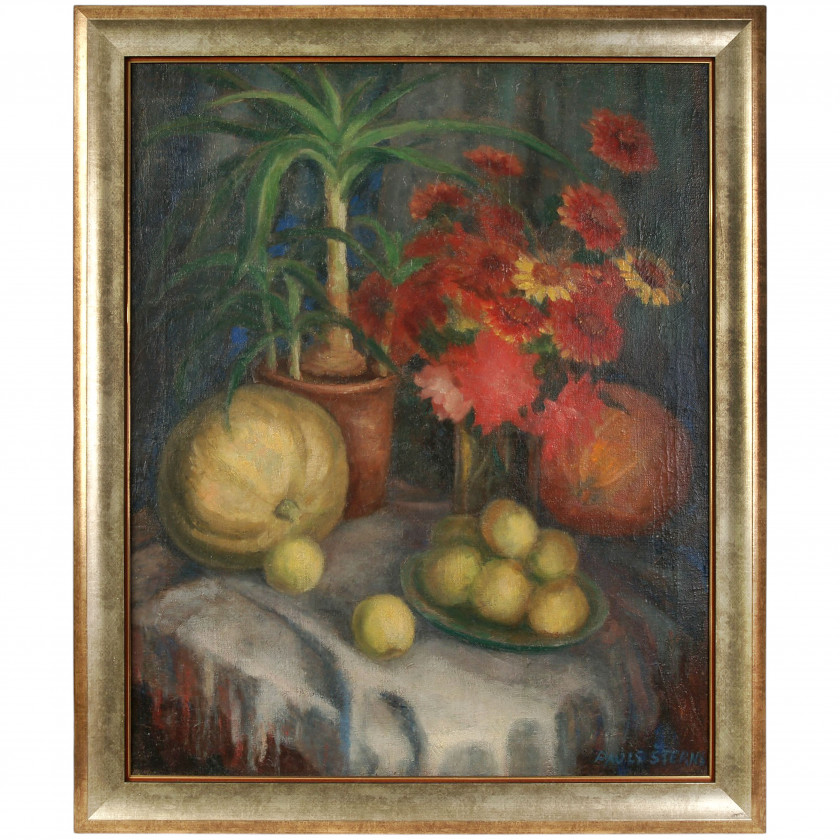 Painting "Still Life with Flowers and Fruits"