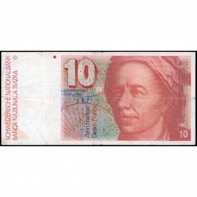 10 Franken, Switzerland, 1982 (F), Pick 53d
