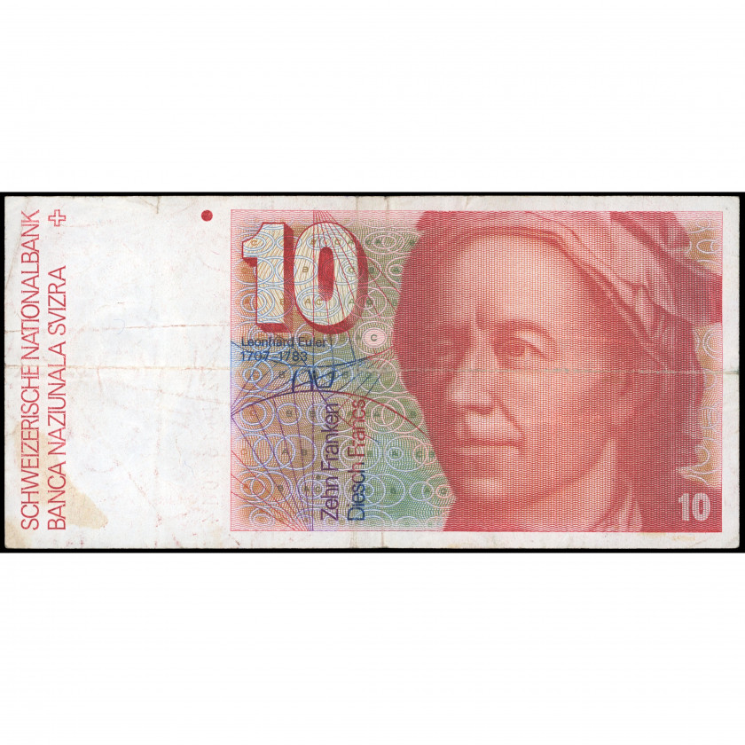 10 Franku, Šveice, 1982 (F), Pick 53d