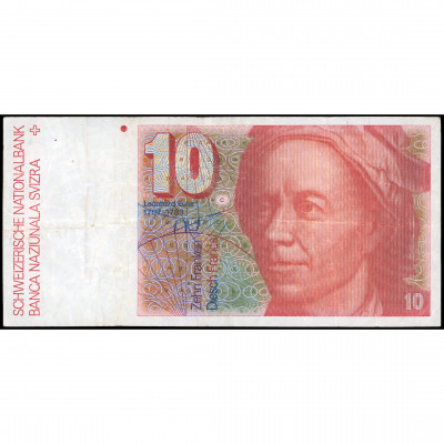 10 Franken, Switzerland, 1979 (F), Pick 53a