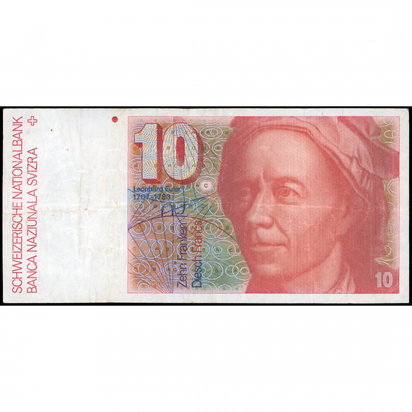 10 Franku, Šveice, 1979 (F), Pick 53a