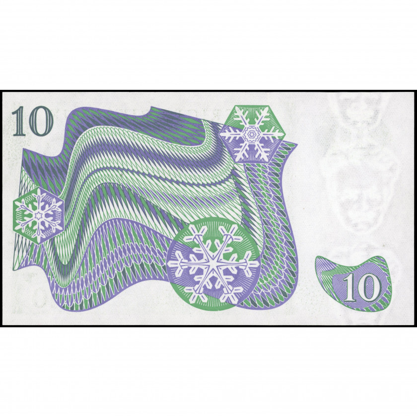 10 Kronas, Zviedrija, 1981 (UNC), Pick 52e