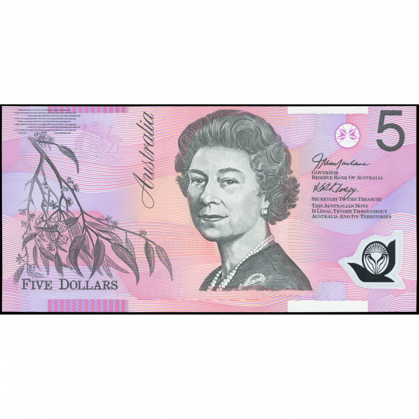 5 Dollars, Australia, 2002 (UNC), Pick 57a