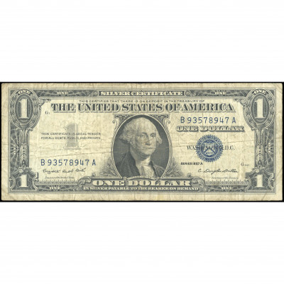 1 Dollar, USA, 1957 (VG), Pick 419a