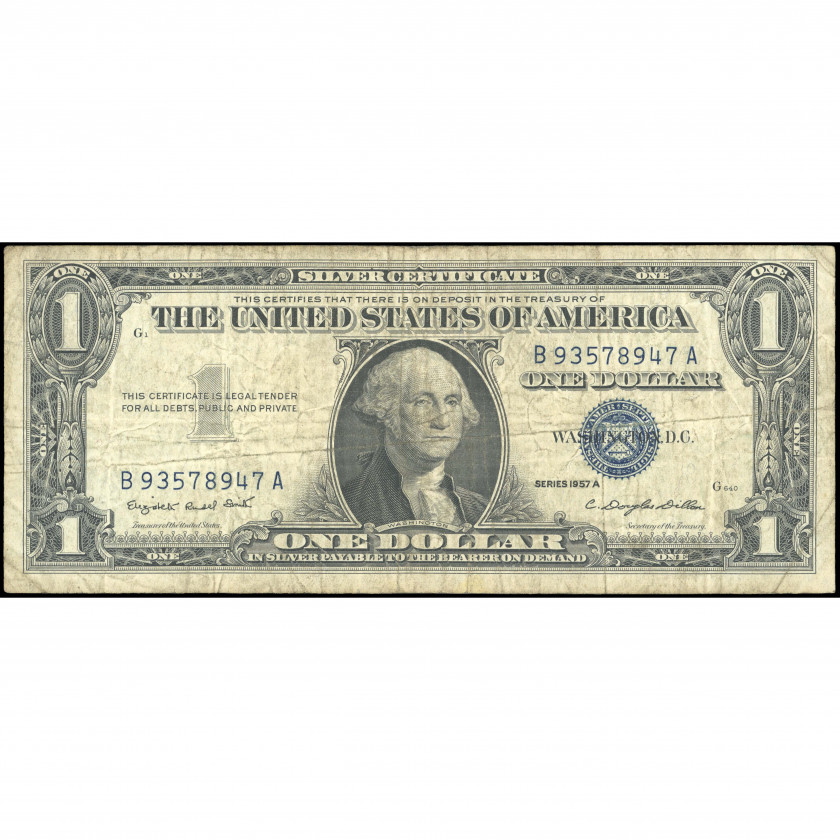 1 Dollar, USA, 1957 (VG), Pick 419a
