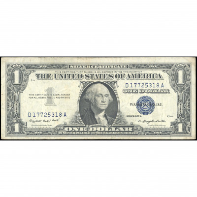 1 Dollar, USA, 1957 (VF), Pick 419a