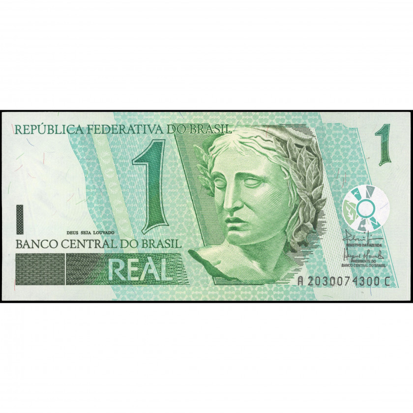 1 Real, Brazil, 2003 (AU), Pick 251