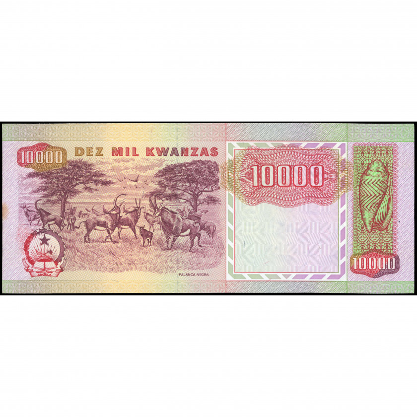 10000 Кванз, Ангола, 1991 (UNC-), Pick 131a