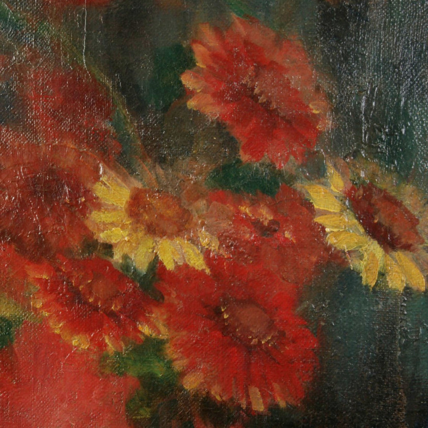 Painting "Still Life with Flowers and Fruits"