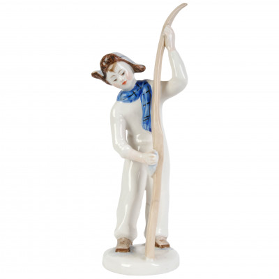 Porcelain figure "Skier"