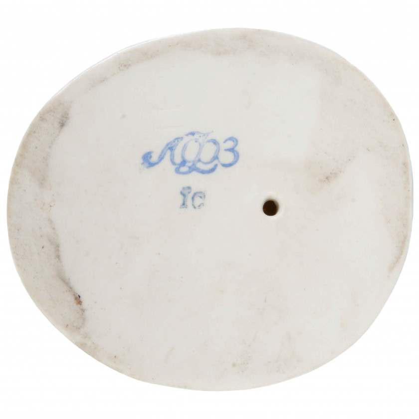 Porcelain figure "Skier"