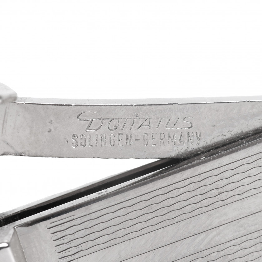 Stainless steel cigar cutter "Donatus Solingen"