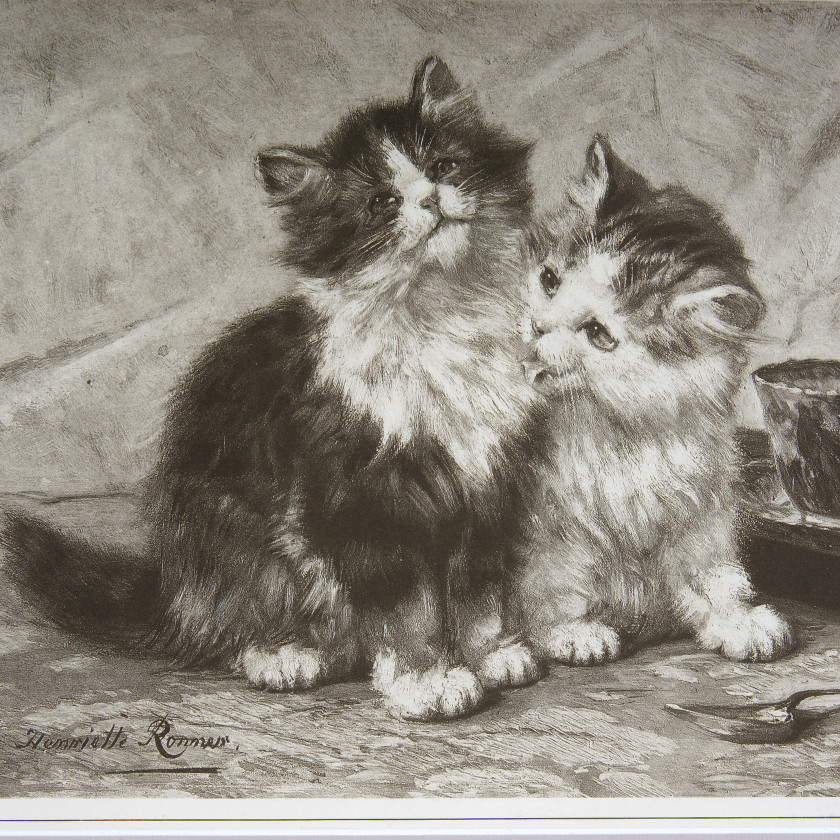 Lithography "Kittens"
