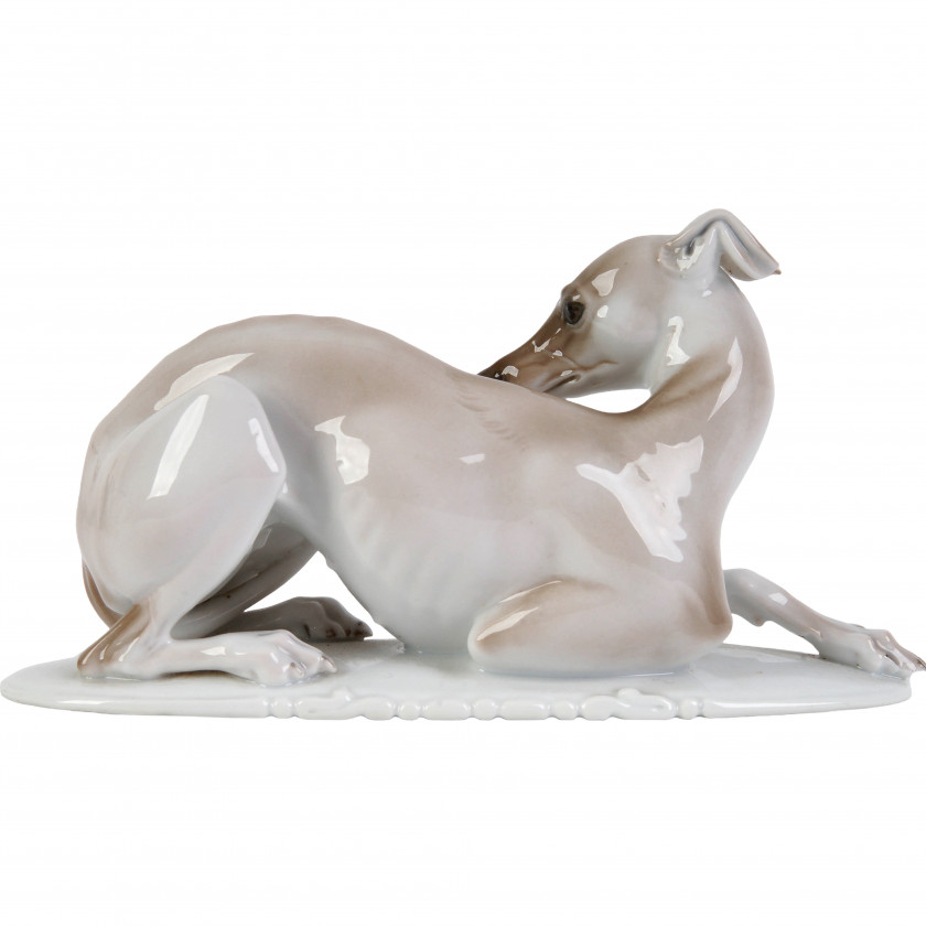 Porcelain figure "Italian Greyhound"