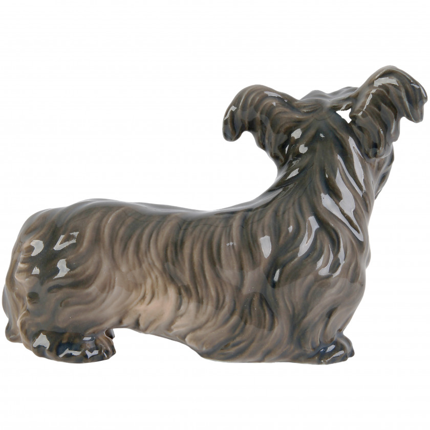 Porcelain figure "Skye Terrier"