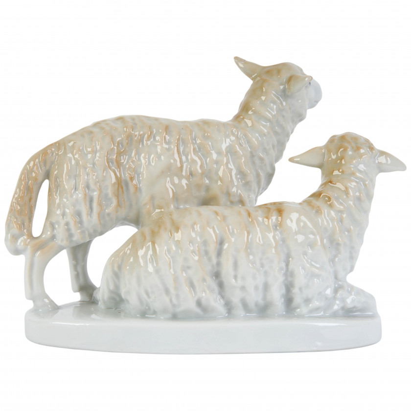 Porcelain figure "Sheeps"