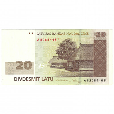 20 Latu, Latvia, 2007 (XF)