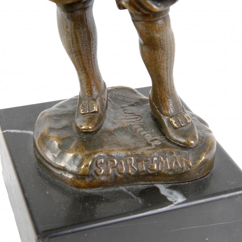 Bronze sculpture "Sportsman"