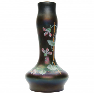 Glass vase in Art Nouveau style