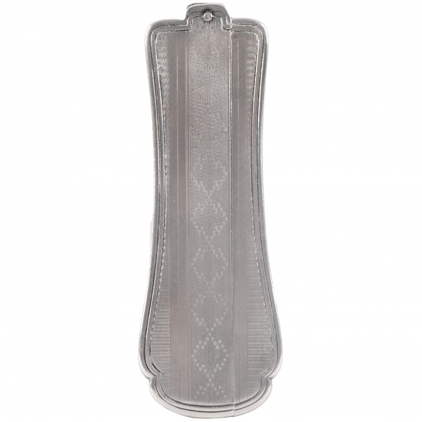 Silver travelling comb