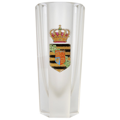 Glass with coat of arms of Duke of Saxe-Cobur...