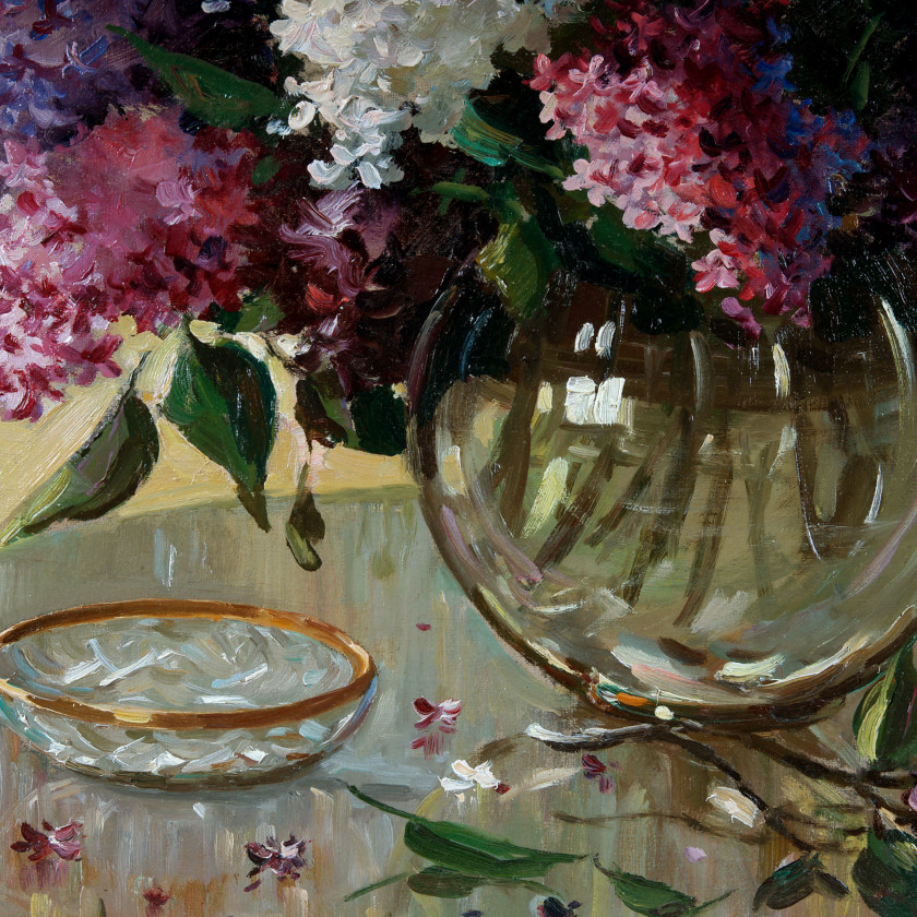 Painting "Still Life, Lilacs"