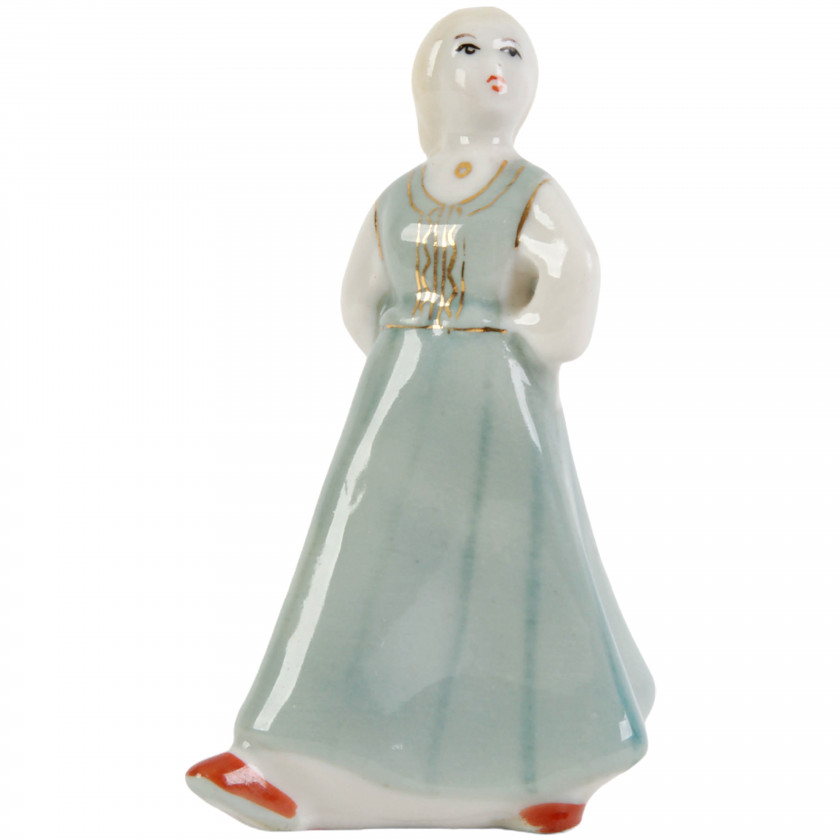 Porcelain figure "Folk dance (Girl)"