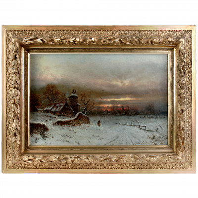 Painting "Winter Landscape"