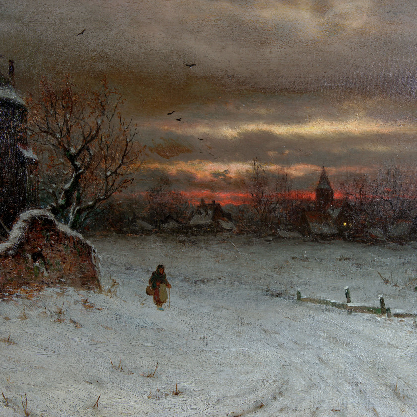 Painting "Winter Landscape"