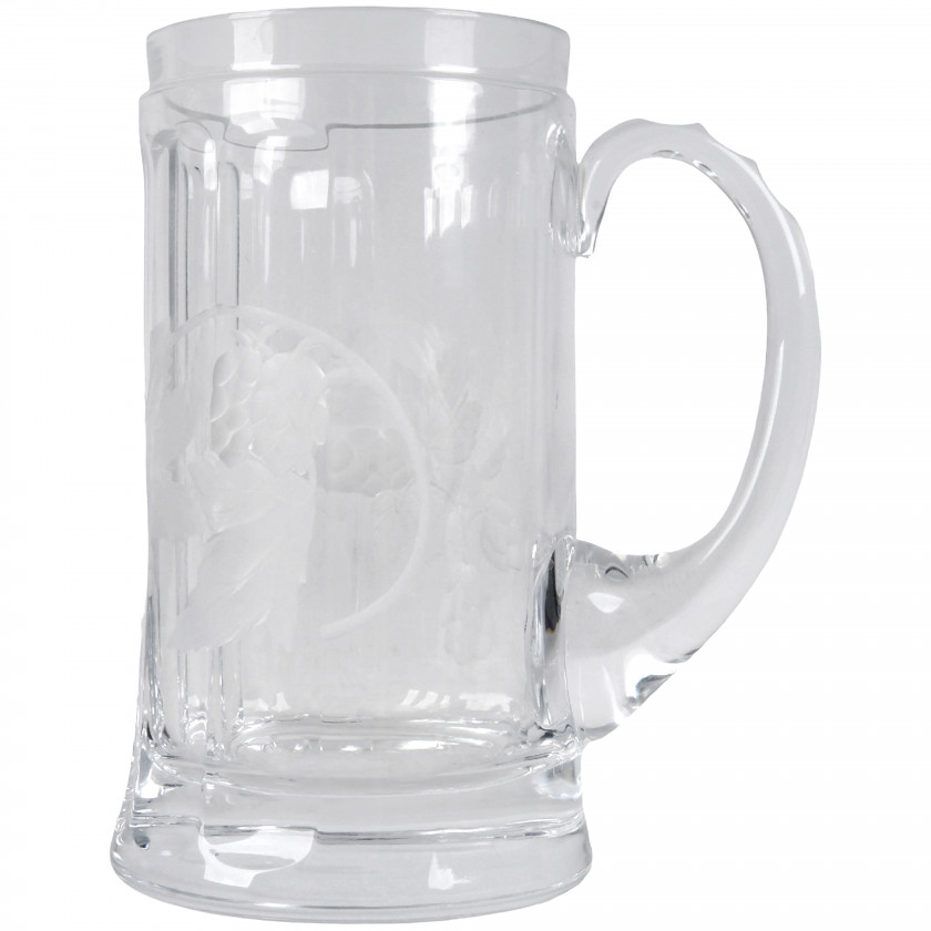 Crystal beer stein