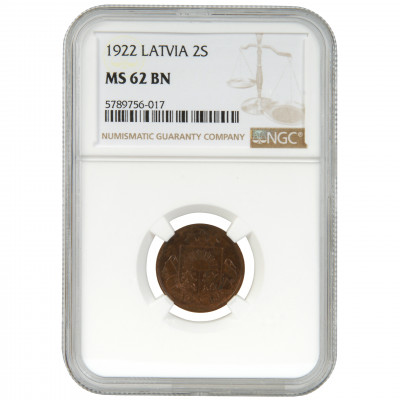 Coin in NGC slab 