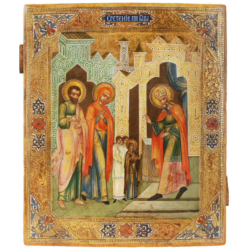 Icon "The presentation of the Blessed Virgin in the Temple"