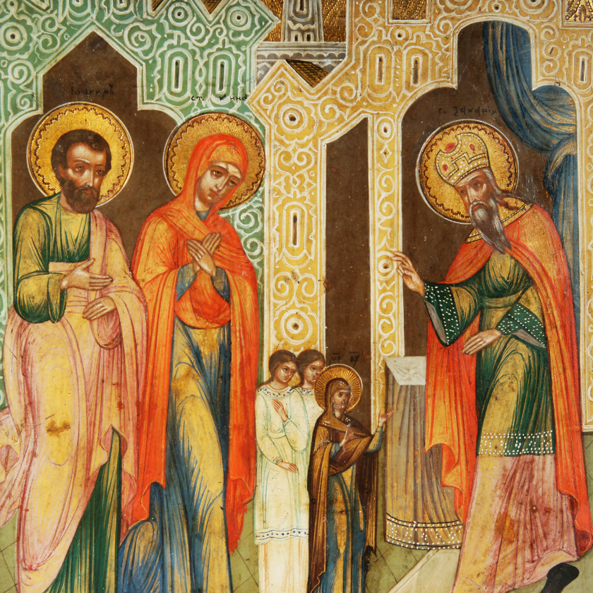 Icon "The presentation of the Blessed Virgin in the Temple"